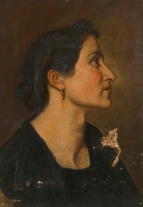 Žena z profilu od Severin Falkman