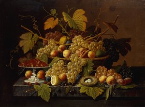 Zátiší s ovocem, 1854 od Severin Roesen