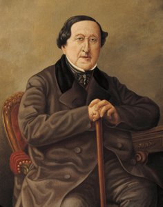 Itálie, Portrét italského skladatele Gioacchina Rossiniho od Severini Severini