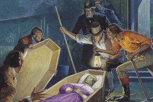 Burke and Hare, Grave Robbers and Murderers (kvaš na papíře) od Severino Baraldi