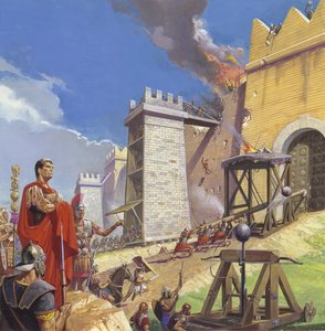 Scipio Aemilianus vede útok na Kartágo od Severino Baraldi
