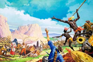 Boj Búrů o zaslíbenou zemi od Severino Baraldi