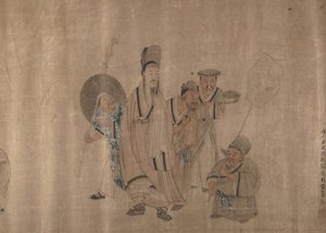 Figurální malba, polovina 19. století. od Shen Zhenlin