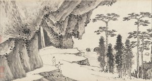 Společná krajina, ca. 1509 a 1546. od Shen Zhou