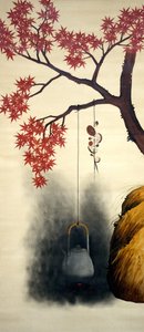Podzimní javor, konec 19. století. od Shibata Zeshin