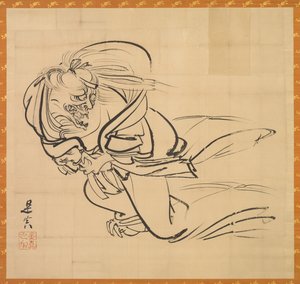 Ibaraki od Shibata Zeshin