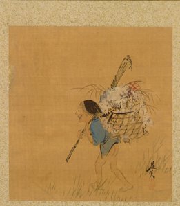 List z alba sezónních témat: Čajová sklenice a šálky, 1847. od Shibata Zeshin