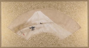 Hory s ptáky, konec 19. století. od Shibata Zeshin