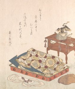 Kostým pro Bugaku Court Dance From the Spring Rain Collectio..., pravděpodobně 1818 Rok tygra.