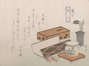 Nádobí pro obřad kadidla, “Incense Master” Kogiki, ze série An Arra..., ca. 10. léta 19. století.