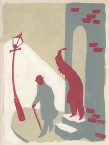 Přepadení v uličce, c1950. od Shirley Markham