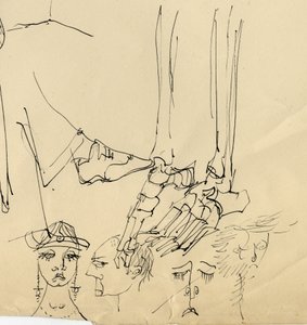 Obličeje a kosti nohy, 1953.