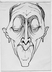 Groteskní tvář, 1952. od Shirley Markham
