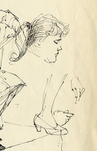 Detail hlavy, rukou a nohou, 1953. od Shirley Markham