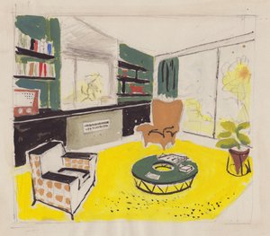 Design interiéru, 1951.