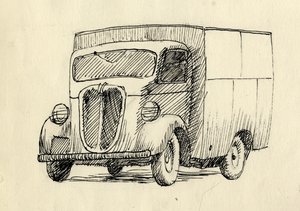 Nákladní automobil, 1951. od Shirley Markham