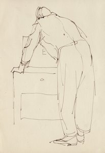 Muž se skláněl, c1950. od Shirley Markham