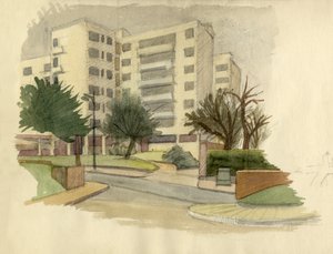 Moderní budovy, Londýn, c1950.