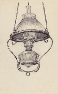 Parafínová lampa, c1950. od Shirley Markham