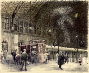 Nádraží, 1951. od Shirley Markham
