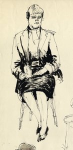 Sedící žena, 1953.