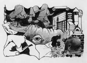 Surrealistická studie, 1952. od Shirley Markham