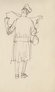 Žena čtoucí noviny, c1950. od Shirley Markham