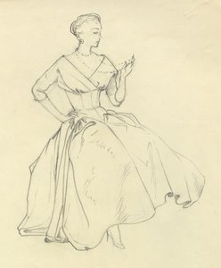 Žena s náhrdelníkem, c1952. od Shirley Markham
