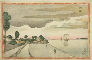 Susaki, ze série "New Perspective Pictures (Shin uki-e)"