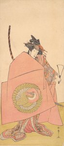 Neznámý herec ve hře Onna Woman Shibaraku Wait-a-Moment Act, ca. 1780. od Shunsho