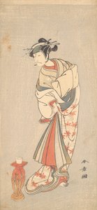Herec Ichikawa Danjuro V v roli ženy, 1772. od Shunsho