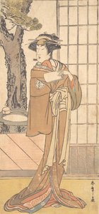 Herec Segawa Kikunojo Třetí jako Oiran, ca. 1780.
