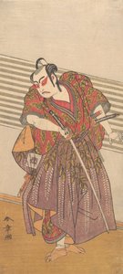 Druhý Ichikawa Yaozo jako samuraj, pravděpodobně 1773. od Shunsho