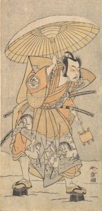 Druhý Nakamura Juzo jako samuraj, 1773 nebo 1774. od Shunsho