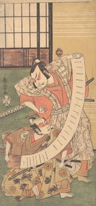 Druhý Sakata Hangoro jako Daimyo oblečený v Kamishimo, od Shunsho