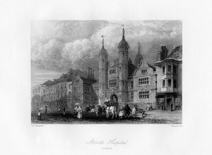 Abbotts Hospital, Guildford, 19. století.
