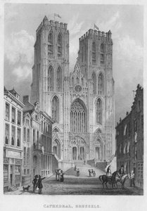 Katedrála, Brusel, 1850