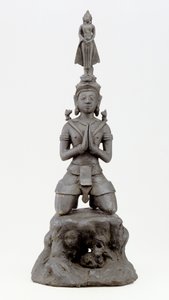 Siva ctí Buddhu, kultura Lan Na (bronz)