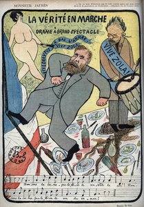 Dreyfusova záležitost - Monsieur Jaures - La Verite en marche, drama a velkolepá podívaná - živý Dreyfus, Vive Zola, bas l
