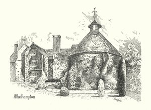 Dorset: Athelhampton Hall (litografie)
