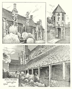 Jesus Hospital, Lyddington, Rutland (rytina)