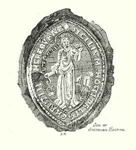 Seal of Sherburn Hospital (rytina)
