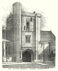 The Beaufort Gateway, S Cross Hospital (rytina)