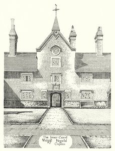 The Inner Court, Whitgift Hospital, Croydon (rytina)