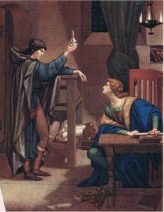 Lucifer a jeho princ Henry. „Podívejte se na to tady! Tato malá baňka obsahuje úžasnou kvintesenci.