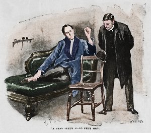 Velmi sedlý klobouk z tvrdé plsti, 1892 od Sidney Paget