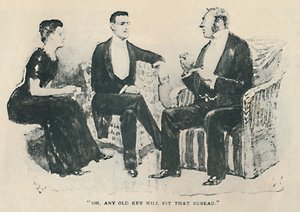 Oh, každý starý klíč se hodí k tomu úřadu, 1892 od Sidney Paget