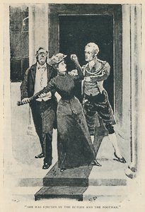 Byla vyhozena Butlerem a pěšákem, 1892 od Sidney Paget