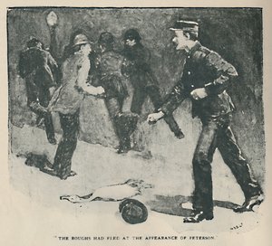 Drsní uprchli při objevení Petersona, 1892 od Sidney Paget