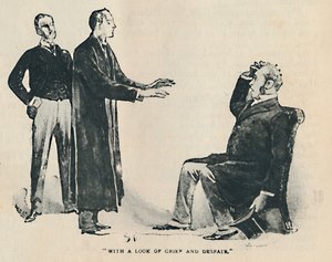 S pohledem žalu a zoufalství, 1892 od Sidney Paget
